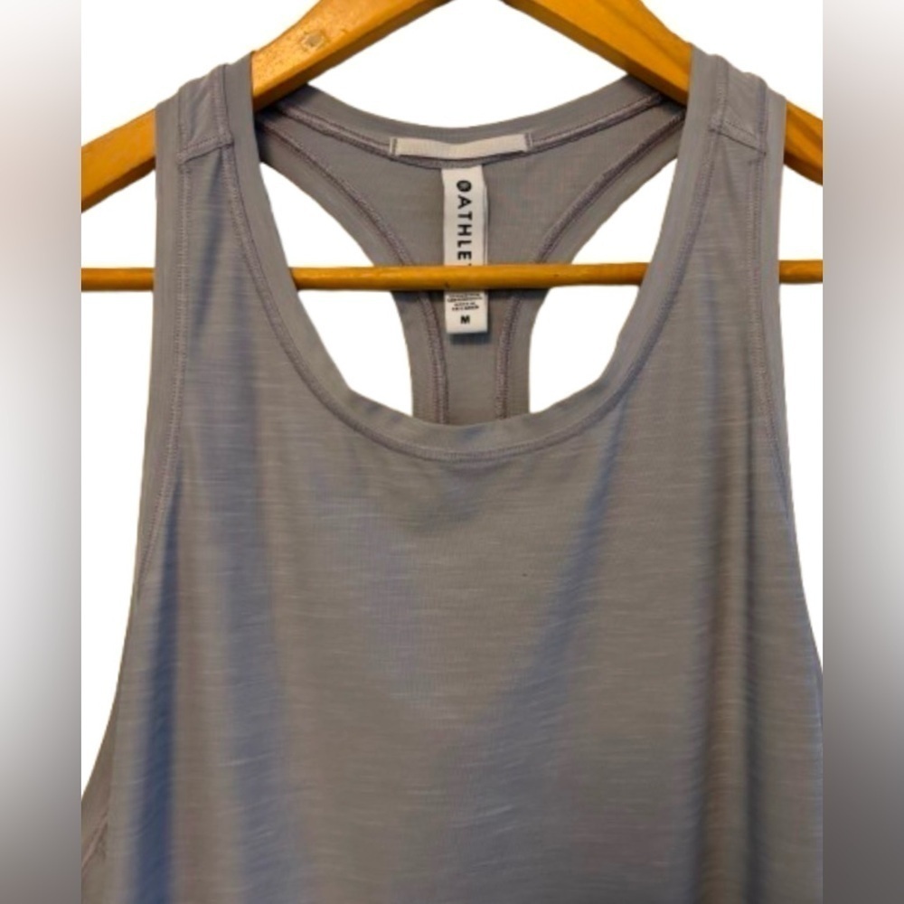 Athleta Gray Women's Racerback Top SZ M